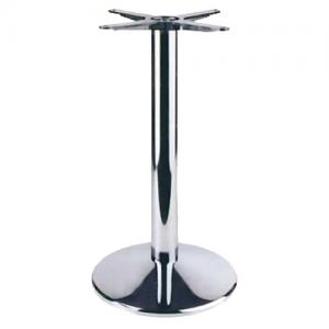 Asztalláb központi BM 012/400 kör króm 72cm 85327 Demos profi fém láb asztalokhoz és bútorokhoz (1db)