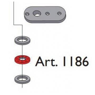 Beltéri ajtóvasalat harmonika ajtóhoz alsó horgony pánthoz ellendarab Art.1186 DT314 Terno bútoripari kellék magas minőségben (1db)
